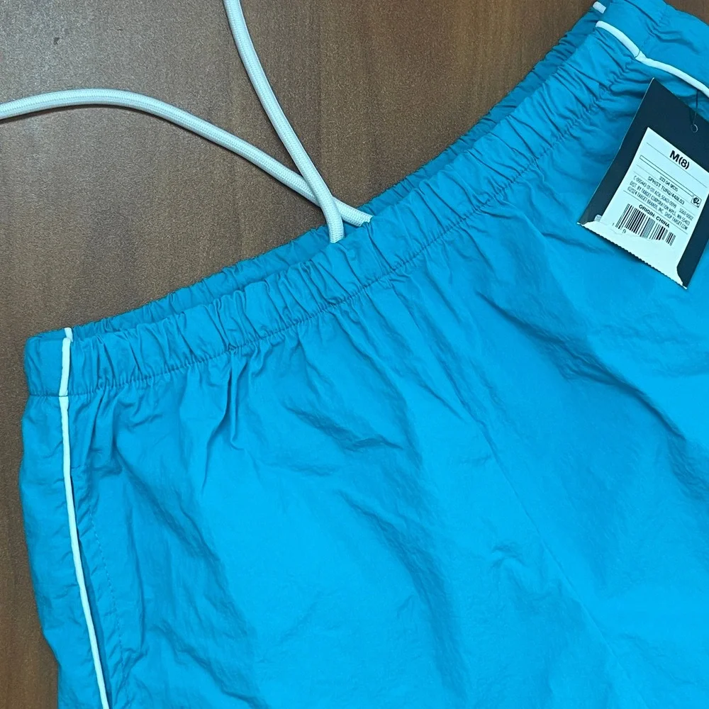 Art Class Kids Girls Nylon Athletic Sports Shorts Blue Size Medium